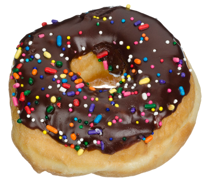 chocolate frosted donut dunkin