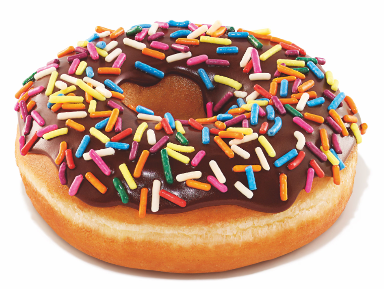 donut dunkin chocolate frosted