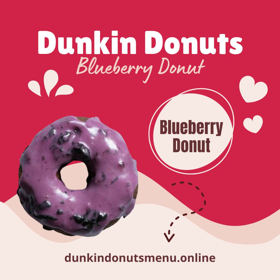 Blueberry Donut Menu Prices & Recipe [Updated 2024]