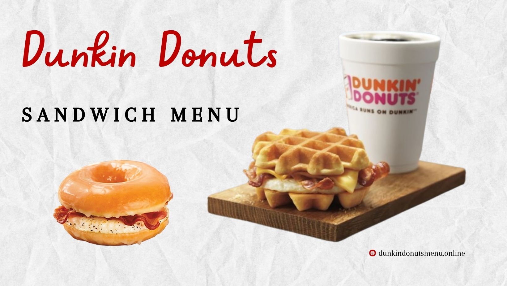 Dunkin Donuts Sandwich Menu with Prices [ Updated 2024 ]
