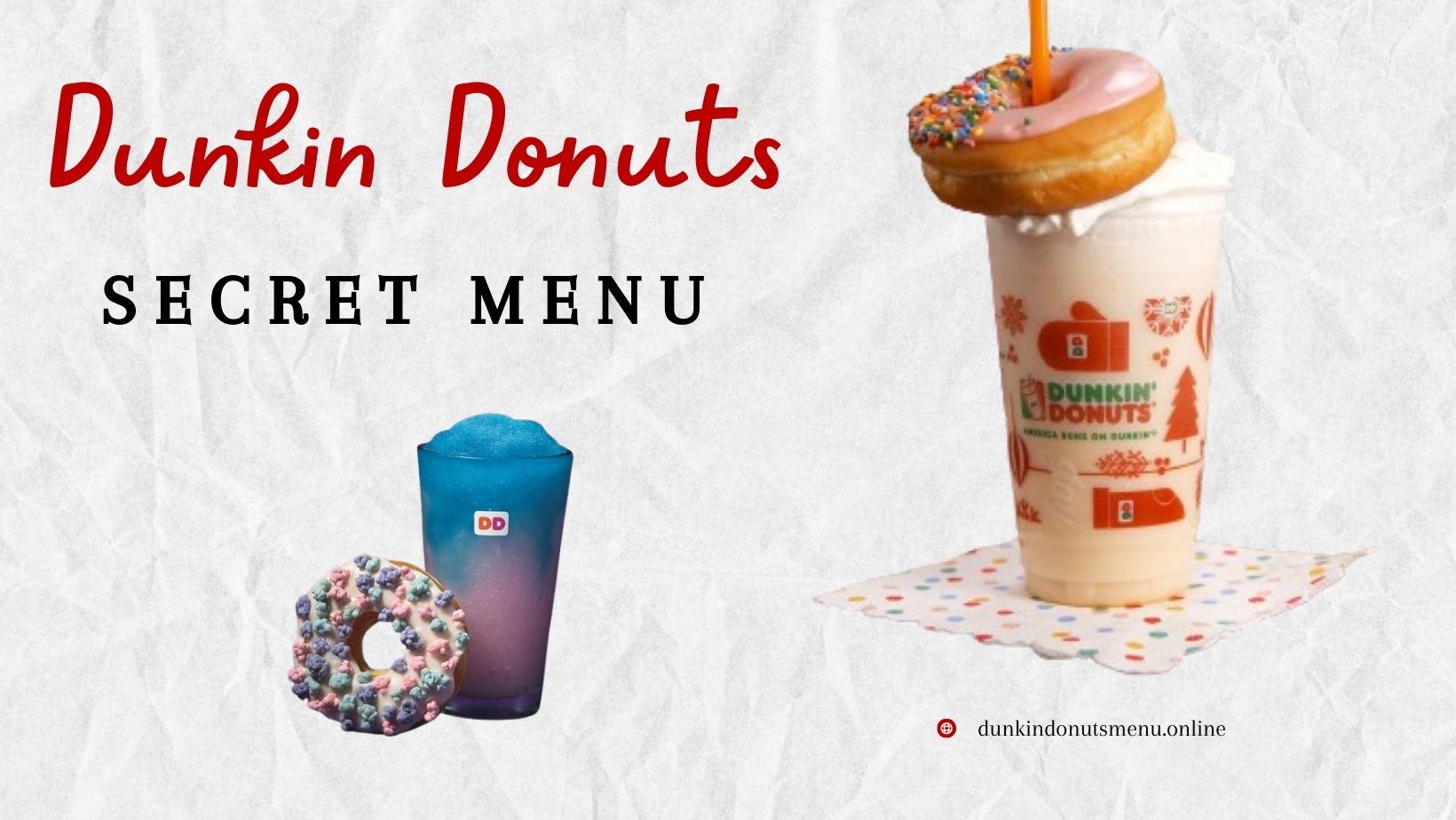 Dunkin Donuts Secret Menu With Prices