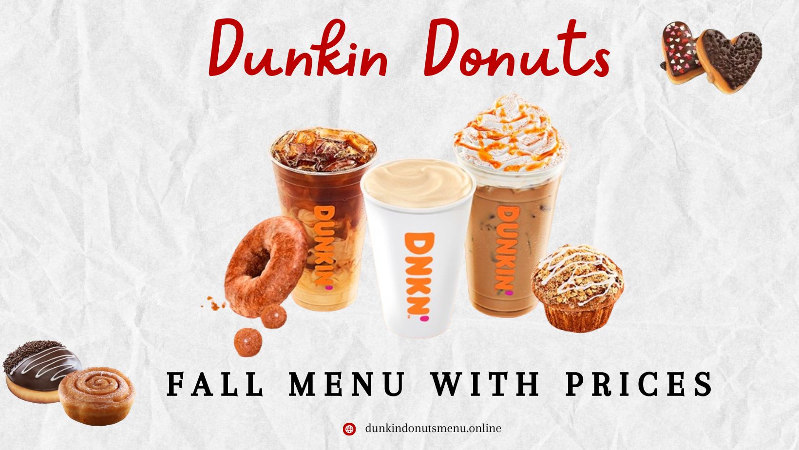 Dunkin Fall Menu With Prices