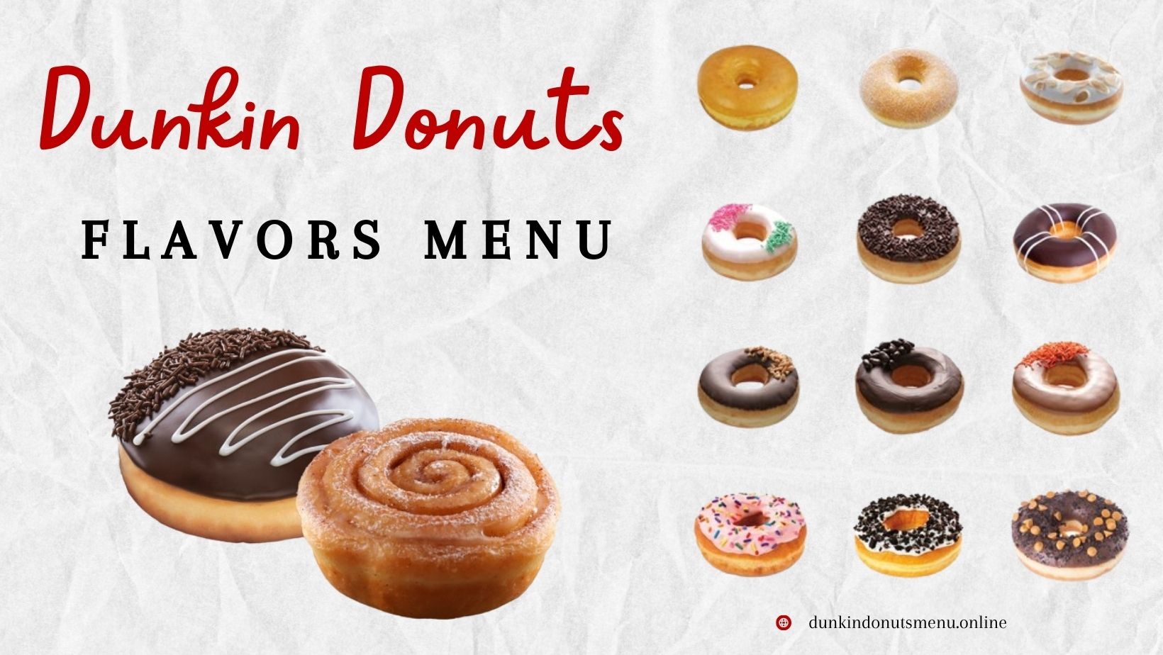 Dunkin Donuts Flavors Menu [ Updated 2024]